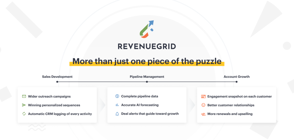 screenshot of Revenue Grid